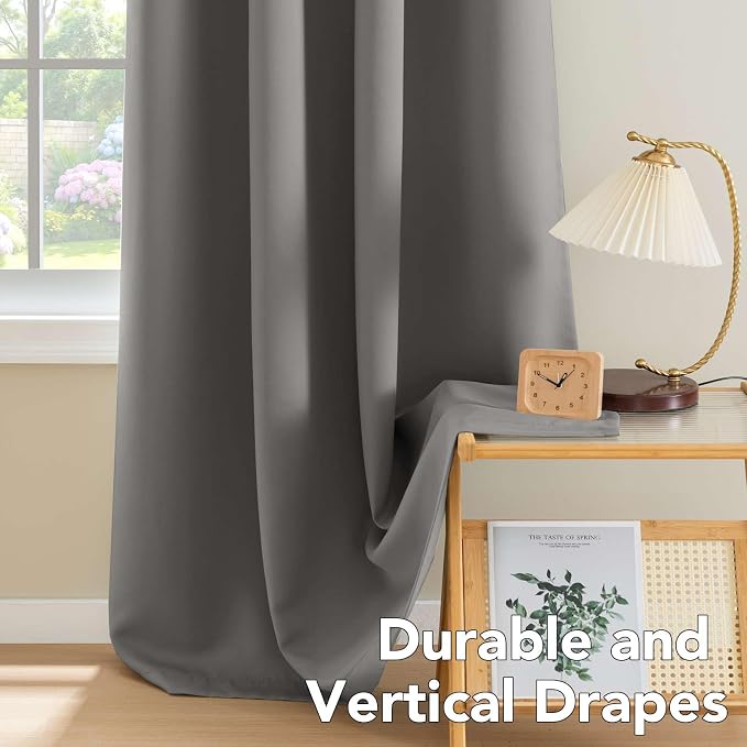 H.VERSAILTEX Blackout Room Darkening Curtains Window Panel Drapes - Image 8