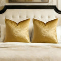 GIGIZAZA Gold Velvet Pillow Covers 26x26 by GIGIZAZAFocusingonhomedecoration