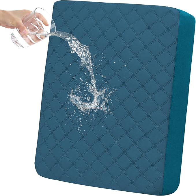 Easy-Going Waterproof Chair Cushion Cover, Non-Slip Leakproof Sofa Seat Cushion by Easy-Going