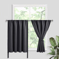 JIUZHEN Short Blackout Curtains by JIUZHEN