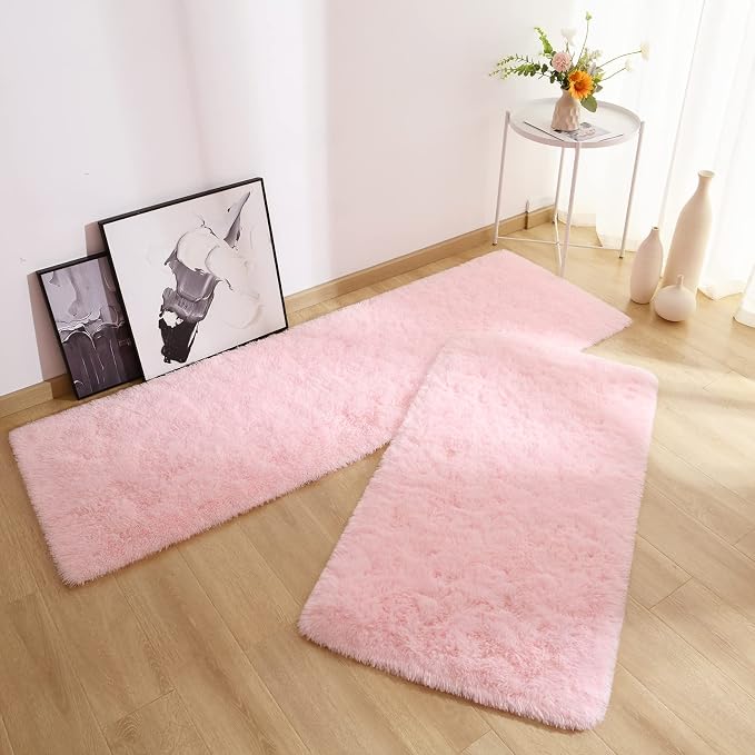Chicrug Soft Runner Rug for Bedroom Living Room Plush Fluffy Rugs 2x6 Feet - Image 5