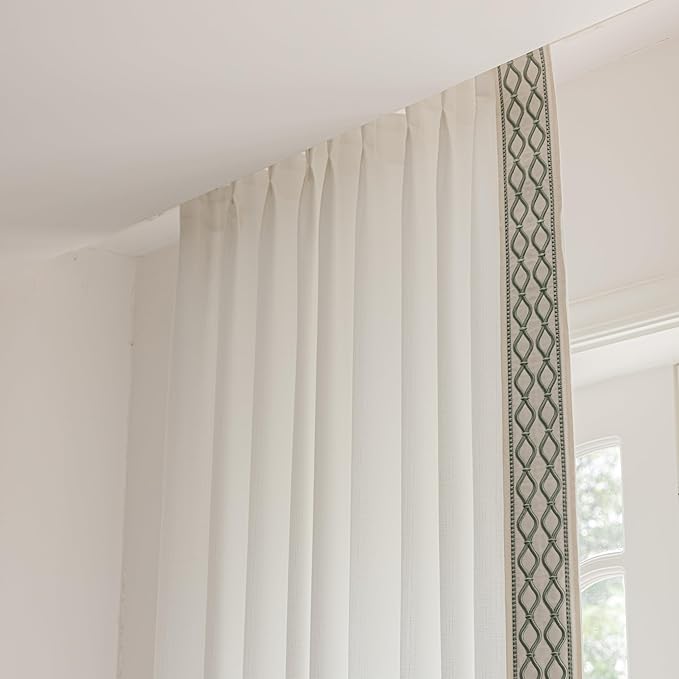 VisionaryHomeDesign White Linen Curtain Panels by VisionaryHomeDesign