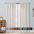 OVZME Natural Room Darkening Curtains by OVZME