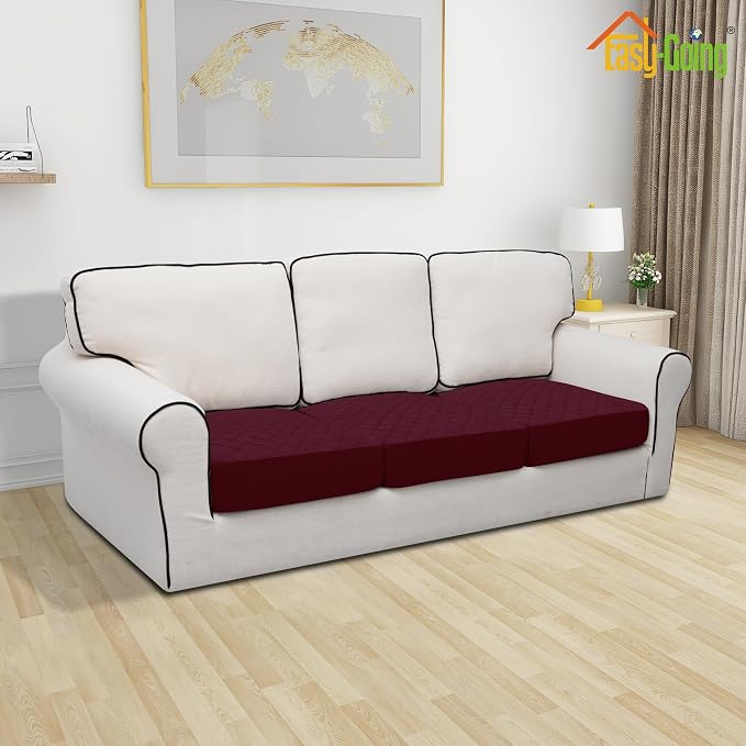 Easy-Going Waterproof Couch Cushion Covers, Non-Slip Leakproof Sofa Seat - Image 2