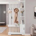 Room Divider with Shelves, Wall Room Divider Bookshelf, Freestanding Wood by SAHISTCT