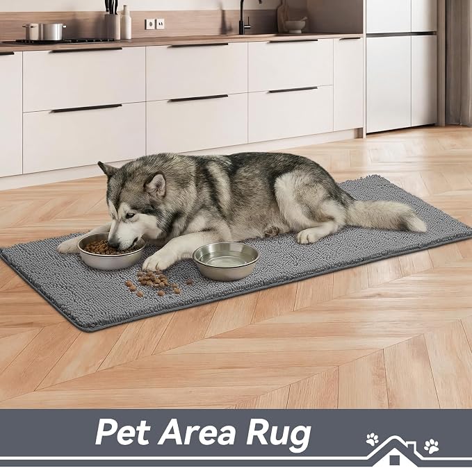 Bcoimo Super Absorbent Dog Door Mat, Pet Rugs - Image 4