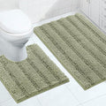 Turquoize Bathroom Rugs Set Non-Slip Bath Mats by Turquoize