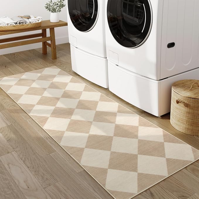 Beeiva Checkered Print Carpet Runners - Image 9