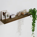 Solid Wood Floating Shelves For Wall, 48”W x 9”D x 1.56”H Large Wall Shelves by Marsmiles