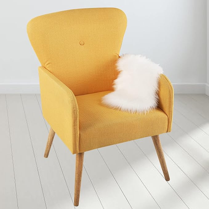 Molain Bench Cushion Fluffy Area Rug White Soft Faux Fur Bedroom Balcony Couch - Image 2