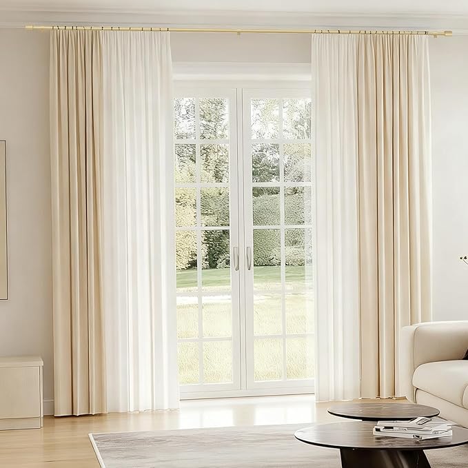 5/8” Diameter Curtain Rods 30-90 Inch, - Image 5