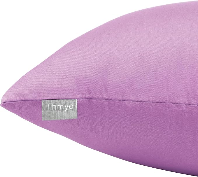 Thmyo 4-Pack 100% Cotton Comfortable Solid Decorative Throw Pillow Case - Image 8