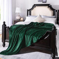 JIAHANNHA Fleece Blanket King Size Green 108 by 90 Inches Blankets by JIAHANNHA