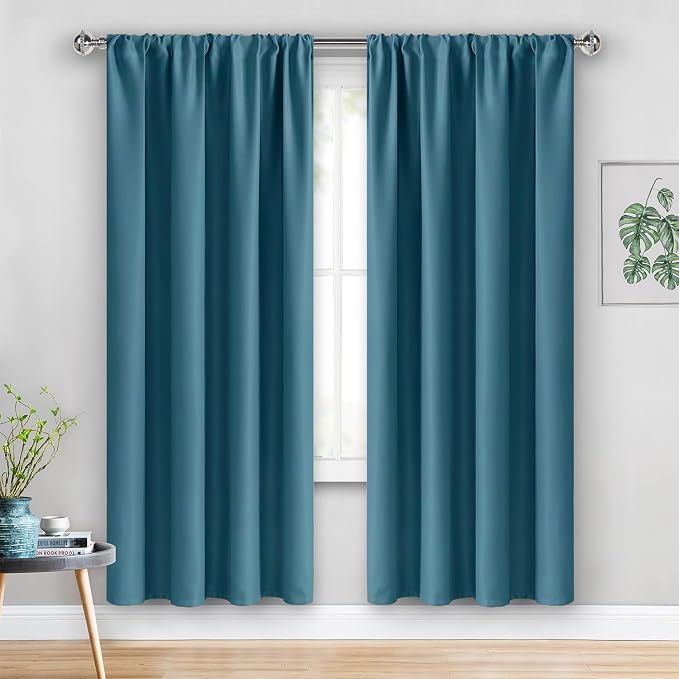 JIUZHEN Blackout Curtains for Bedroom– Thermal Insulated, Noise Reducing Room - Image 2