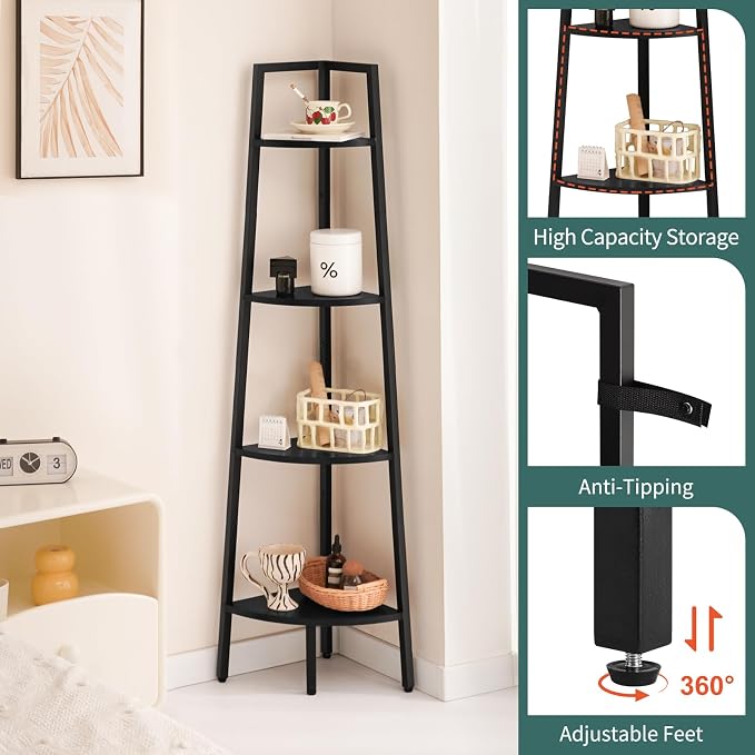 Yoobure 4-Tier Corner Shelf - Image 4