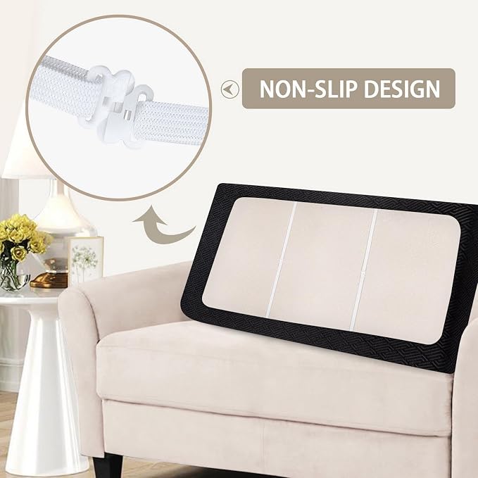 SearchI Stretch Jacquard Sofa Couch Cushion Covers Replacement Reversible - Image 5