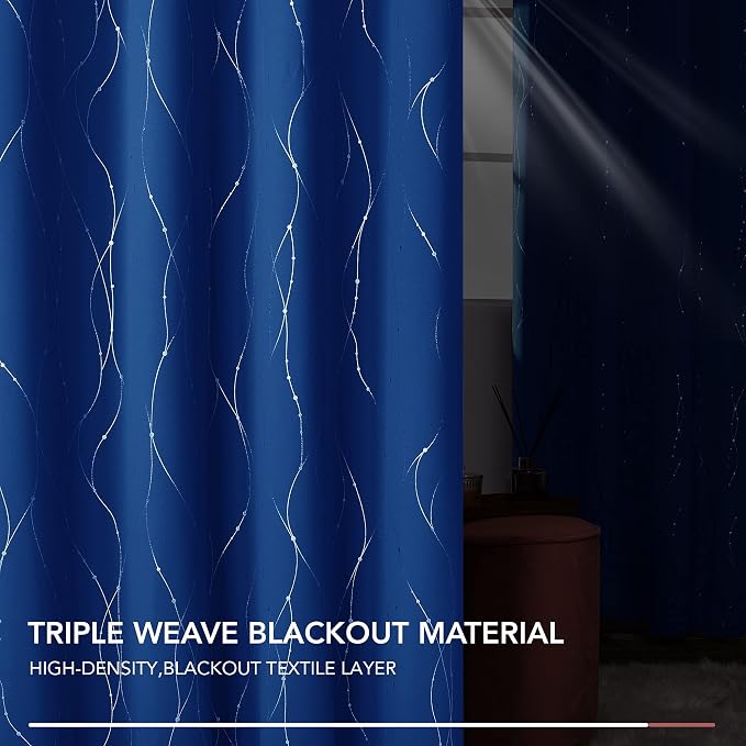 Deconovo Blackout Curtains, 38 x 84 Inch Drapes - Image 9