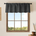 Jola's House 2 Pack Burlap Window Curtain Valances Farmhouse Style Window by Jola%27s+House