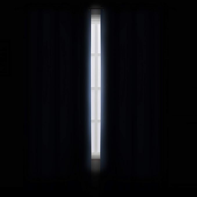 LEMOMO Sky Blue Thermal Blackout Curtains/38 x 63 Inch/Set of 2 Panels Room - Image 3