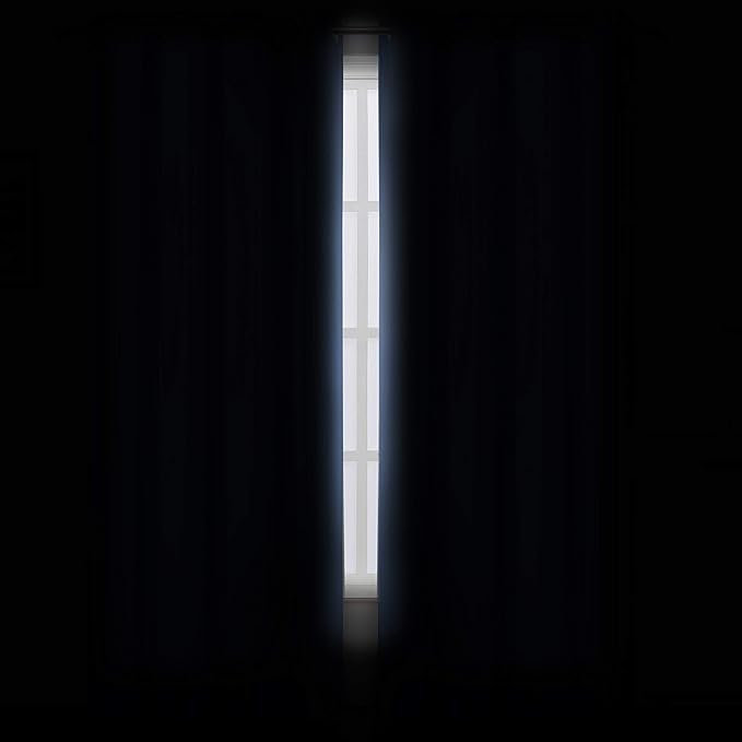 LEMOMO Sky Blue Thermal Blackout Curtains/42 x 72 Inch/Set of 2 Panels Room - Image 3