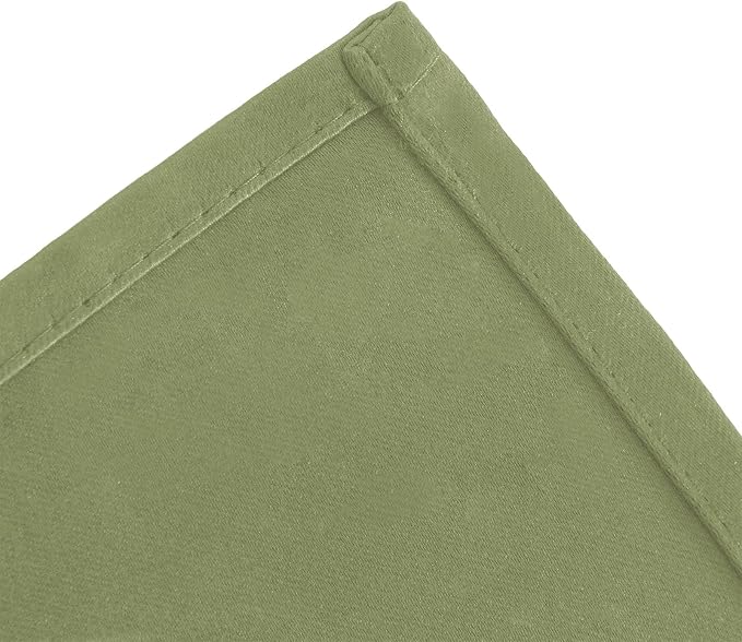 LEMOMO Sage Green Thermal Blackout Curtains/52 x 45 Inch/Set of 2 Panels Room - Image 7