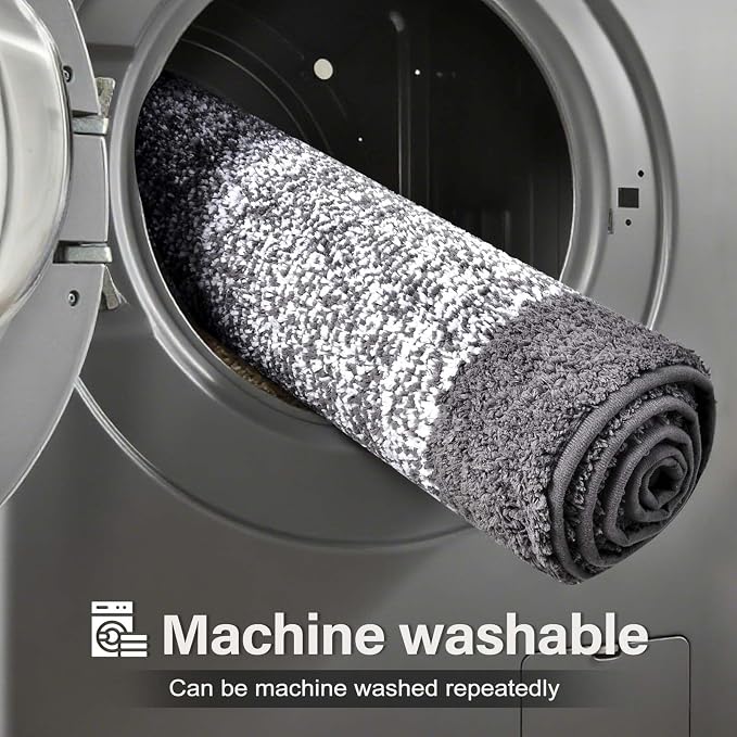 36x24 Large Bathroom Rugs Washable Non Slip, Soft Absorbent Quick Dry Mats - Image 9