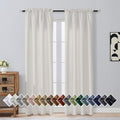 OVZME Natural Room Darkening Curtains by OVZME