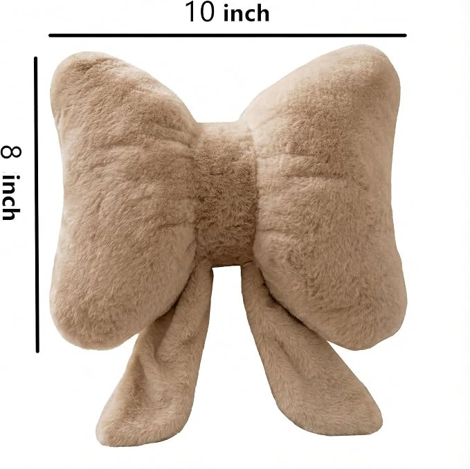 Bow Pillow Throw Pillows Butterfly Shaped Decorative Cute Pillows - Image 3