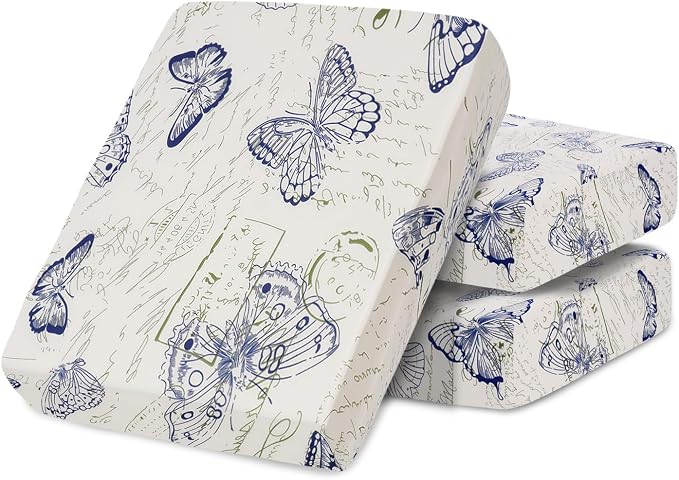 SearchI 3PC Printed Sofa Couch Cushion Covers Replacement Chair Cushion by SearchI