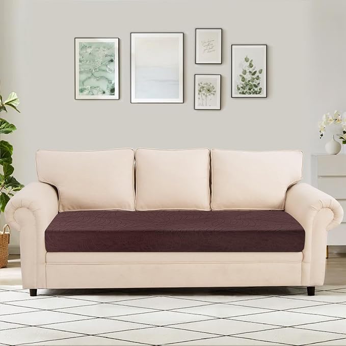 SearchI Stretch Jacquard Sofa Couch Cushion Covers Replacement Reversible - Image 2