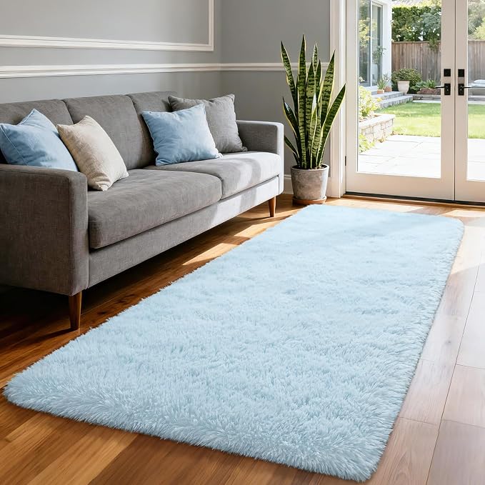 Merelax Soft Fluffy Rugs for Bedroom Living Room, 2x6 Hallway Runner Rugs - Image 2