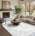 Area Rugs 5x7, Washable Grey Rugs by OHWPEAT