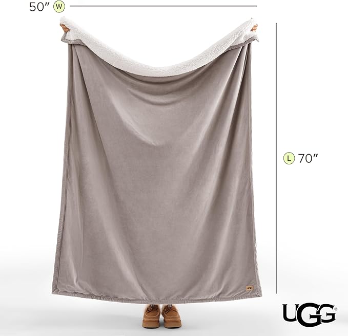 UGG Bliss Throw Blanket Plush Soft Fleece Fluffy Blankets - Image 8