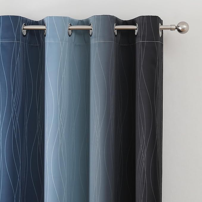 Estelar Textiler Blackout Curtains 102 Inches Long 2 Panels - Image 4