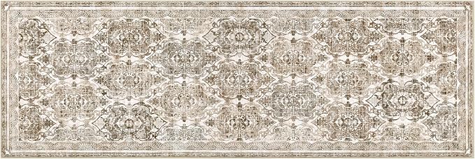 Vaukki Hallway Runner Rug, Vintage Shaggy Soft Laundry Rug Runner, Non Slip - Image 9