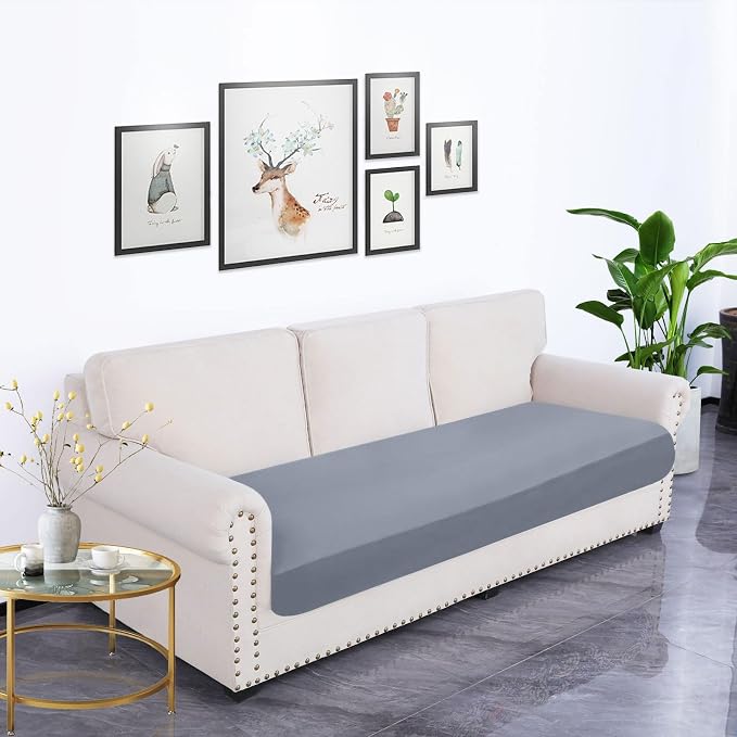 hyha Waterproof Couch Cushion Covers, Stretch Sofa Couch Seat Slipcover - Image 7