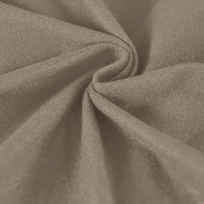 Easy-Going Oversized 3 Pieces Stretch Fleece Soft Loveseat Couch Cover - Image 5