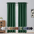 OVZME Christmas Green Blackout Curtains by OVZME