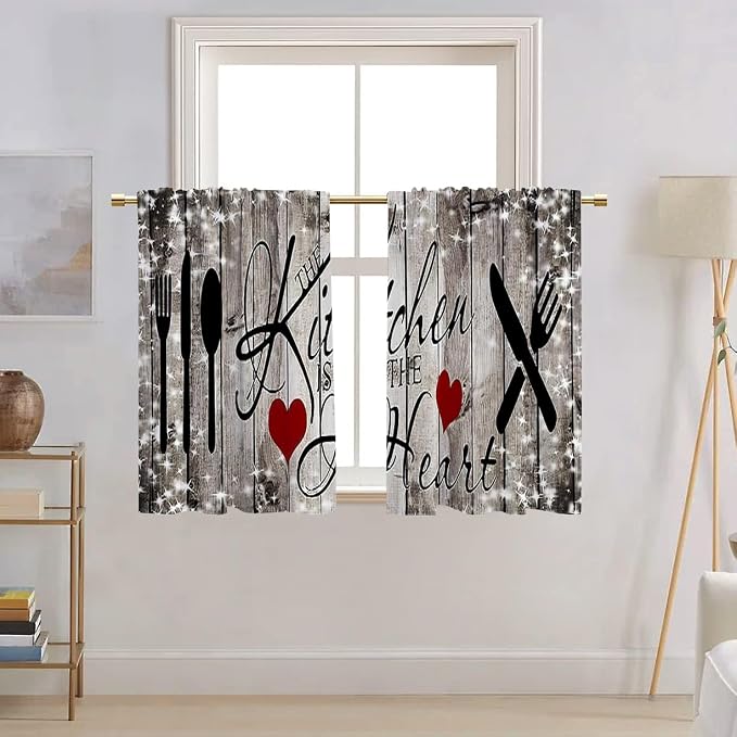 Farmhouse Kitchen Curtains - Image 2