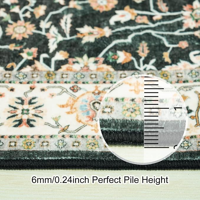 Washable 3x7 Kitchen Runner Rug: Non-Silp Runners Mat - Image 6