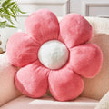 Pink Flower Pillow, Flower Shaped Throw Pillow 15.7In Daisy Pillow Cute Flower by Vdoioe