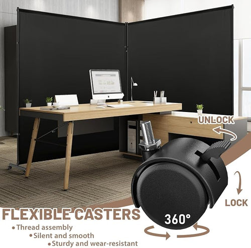2 Panels Room Divider/Privacy Screen - Image 2