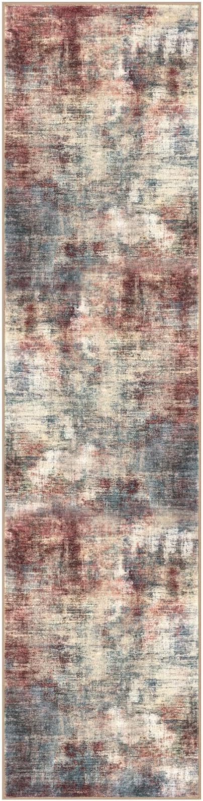 IOHOUZE Abstract Runner Rug 2x8 Ft Washable Runners - Image 9
