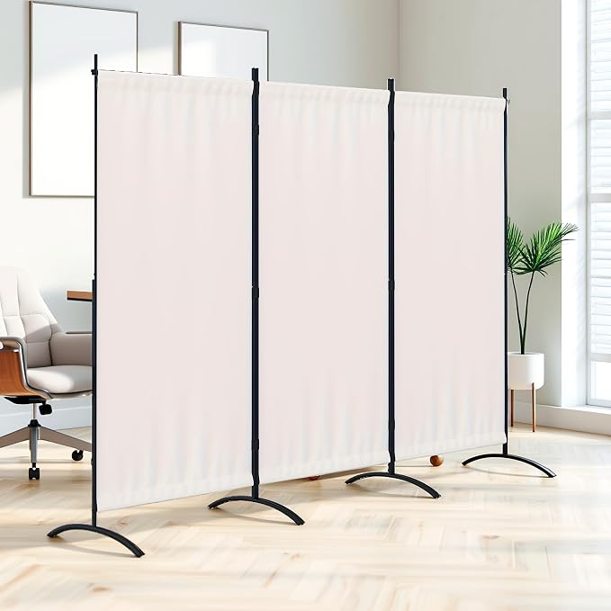 3 Panel Room Divider 6 Ft Folding Screen Room Dividers by Kecreque