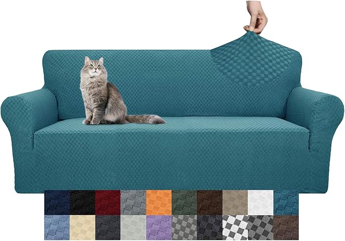 YEMYHOM Couch Cover Latest Jacquard Design High Stretch Extra Large Sofa Covers - Image 8