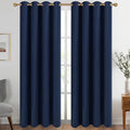 Diraysid Navy Blue Grommet Blackout Curtains by Diraysid%2C+refresh+your+life