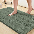 Turquoize Non Slip Shaggy Bathroom Rugs Blue Bath Rugs by Turquoize