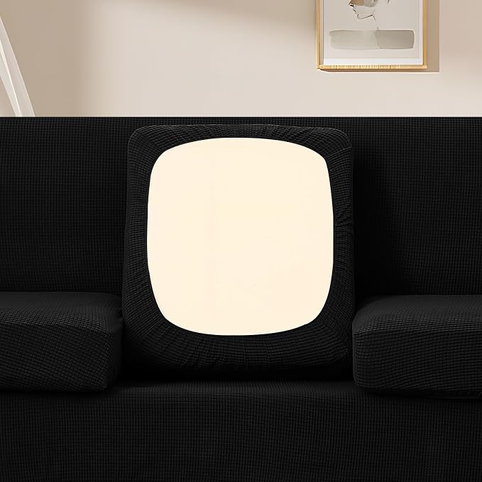 U-NICE HOME 4 Pieces Oversized Stretch Couch Cover Sofa Cover Washable Slipcover - Image 3