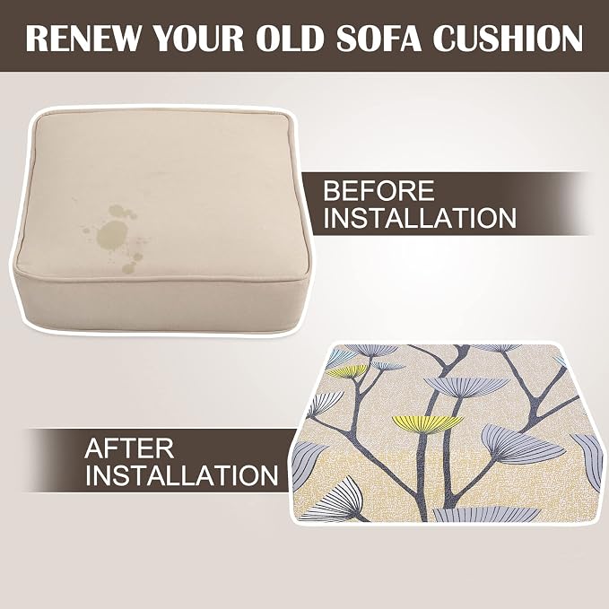SearchI Stretch Printed Sofa Couch Cushion Covers Replacement Chair Cushion - Image 7