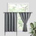 JIUZHEN Short Blackout Curtains by JIUZHEN